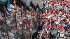 香港政府、「逃亡犯条例」の先送り発表　大規模デモ受け