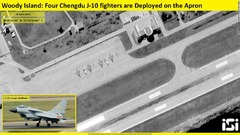 中国戦闘機、南シナ海ウッディー島に配備　衛星画像で判明