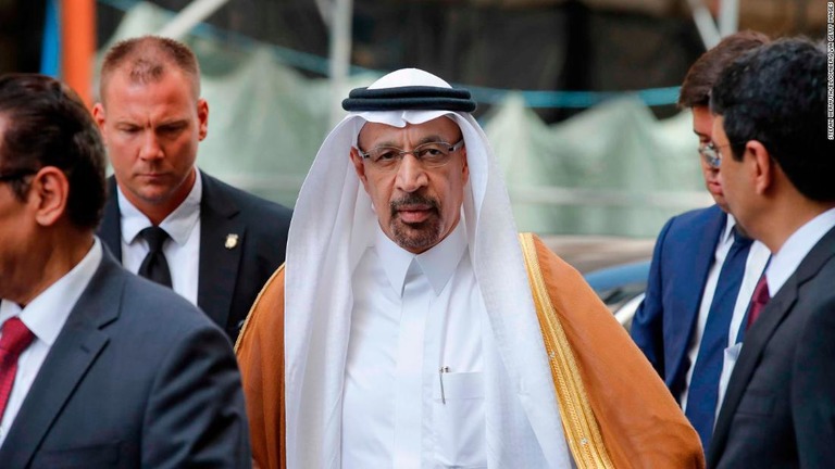ＯＰＥＣを主導するサウジアラビアのファリハ・エネルギー産業鉱物資源相/Stefan Wermuth/Bloomberg via Getty Images