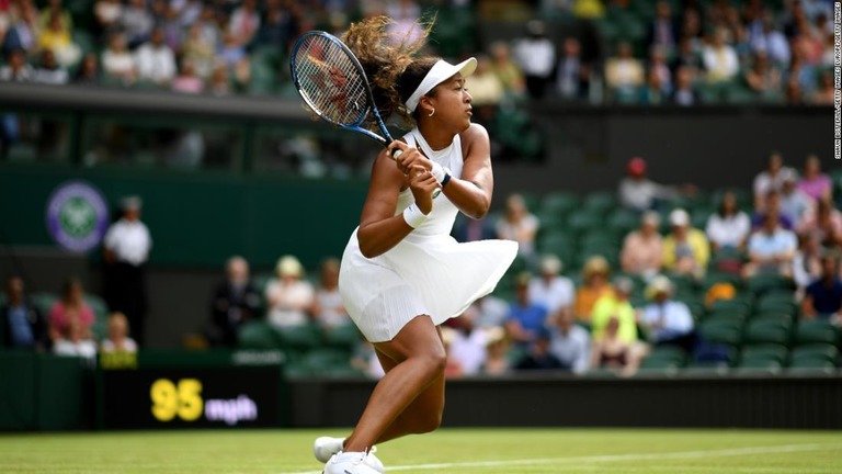 元世界ランク１位の大坂なおみがウィンブルドンの初戦で姿を消した/Shaun Botterill/Getty Images Europe/Getty Images