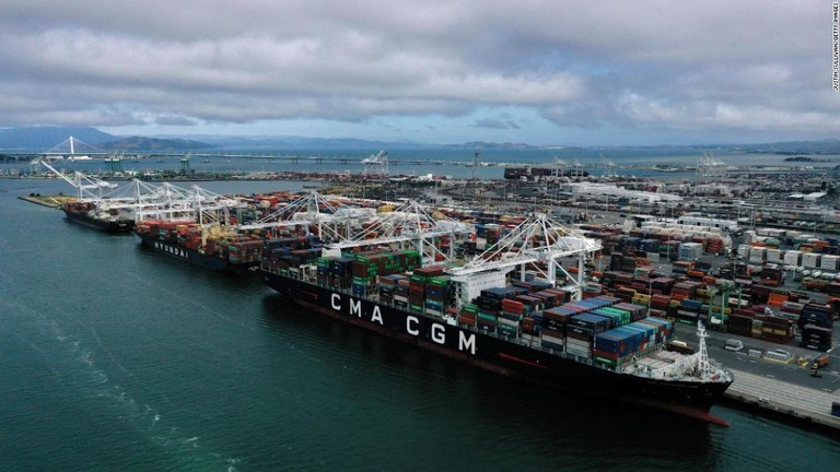 米中の貿易摩擦を背景に東南アジアや台湾、韓国が米国向けの輸出を増やしているという/Justin Sullivan/Getty Images