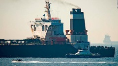 英領ジブラルタル、イランのタンカー拿捕　シリアに原油輸送か