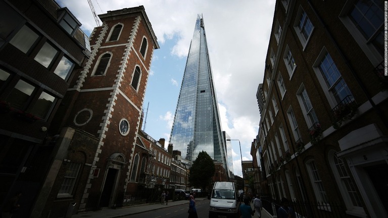 英ロンドンの超高層ビル「ザ・シャード」/Peter Macdiarmid/Getty Images Europe/Getty Images
