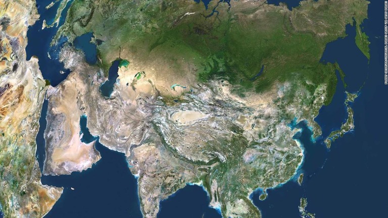 中国と欧州を結ぶ全長２０００キロの高速道路建設をロシアが承認/Planet Observer/Universal Images Group via Getty Images