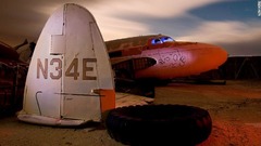 ロッキード社の旅客機「ロードスター」に描かれた落書き