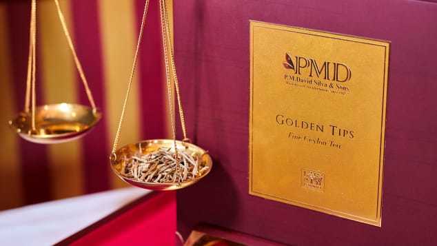 スリランカの高地で生産される高級茶葉「ゴールデンチップス」/Courtesy The Rubens At The Palace
