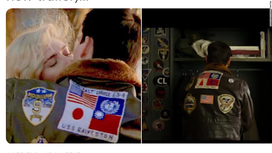 Cnn Co Jp トップガン 続編から消えた日本と台湾の旗 中国ｉｔ大手が出資 1 2
