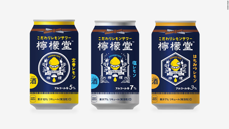 コカ・コーラが日本限定で販売するアルコール飲料「檸檬堂」/Coca-cola