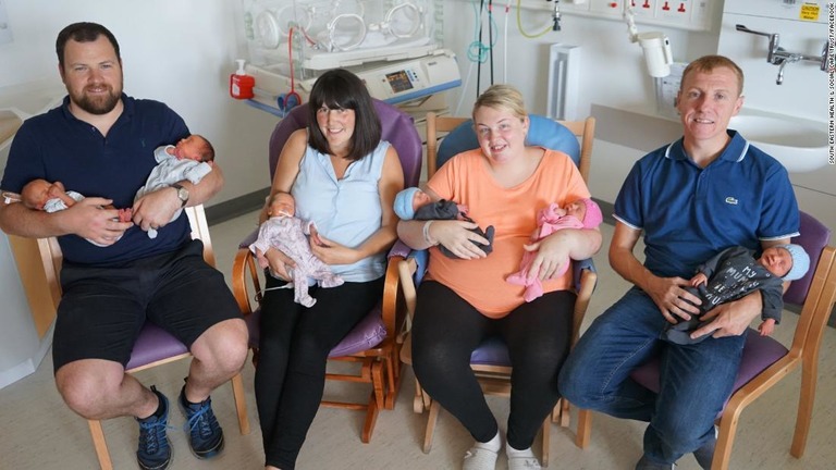 英国の同じ病院で、２日続けて三つ子が生まれた/South Eastern Health & Social Care Trust/Facebook
