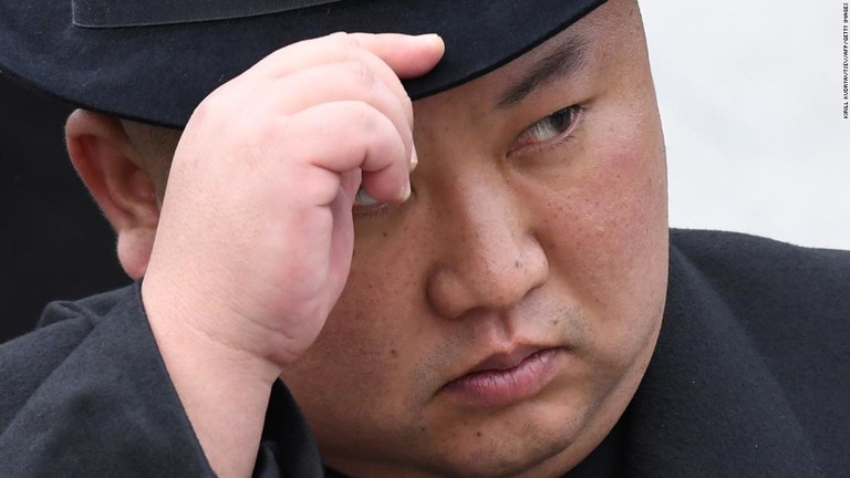 今回の２発のミサイル発射は、韓国への警告として金正恩委員長自ら計画したという/KIRILL KUDRYAVTSEV/AFP/Getty Images