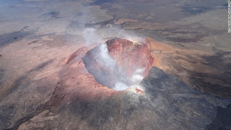 ハワイ島のキラウエア火山は世界で最も活発な火山の１つ/U.S. Geological Survey/AP