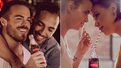 同性カップルがキスするコカ・コーラ広告、保守派が非難も撤回せず　ハンガリー 