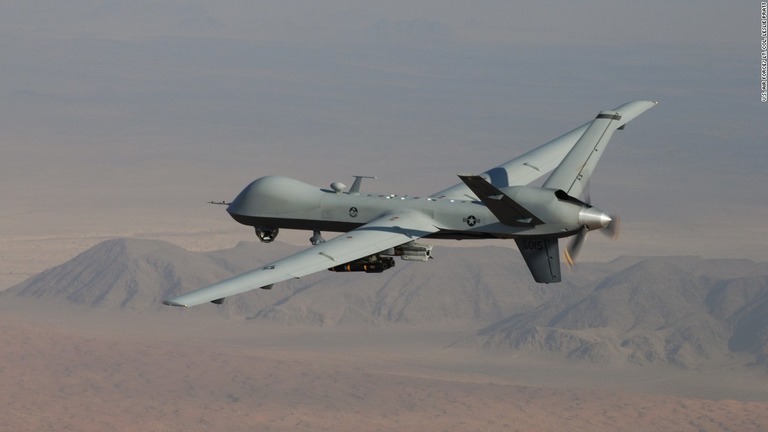 米無人機「ＭＱ９」。イエメン上空を飛行していた機体が撃墜された/U.S. Air Force/ Lt. Col. Leslie Pratt