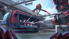 映画「スパイダーマン」をテーマにした新たな乗り物も発表された