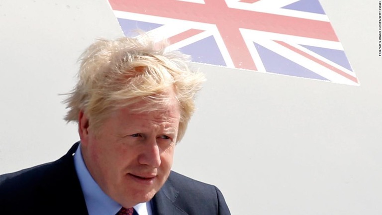英国のジョンソン首相が来月半ばからの議会の閉会を要請した/Pool/Getty Images Europe/Getty Images