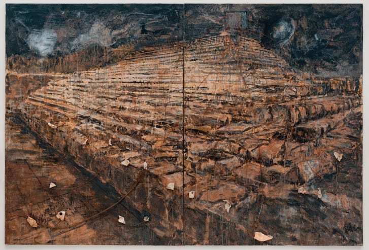 アンゼルム・キーファー《オシリスとイシス》/Courtesy Anselm Kiefer and San Francisco Museum of Modern Art / Photo: Ben Blackwell