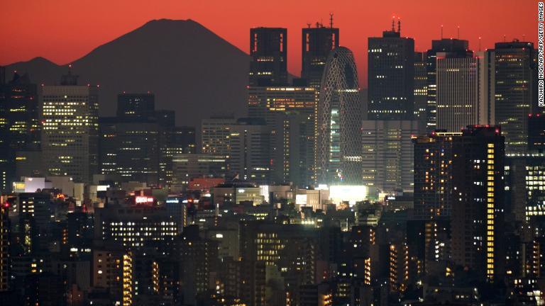 ９位、東京（日本）：１２９３万人/Kazuhiro Nogi/AFP/Getty Images