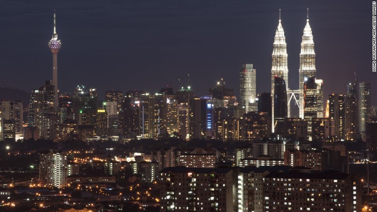 6位、クアラルンプール(マレーシア):1379万人/MOHD RASFAN/AFP/AFP/Getty Images