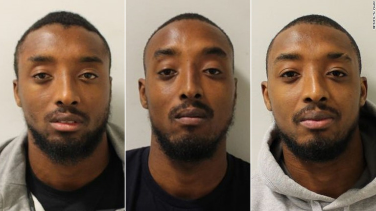 三つ子のガブリエル兄弟に禁錮刑が言い渡された/Metropolitan Police