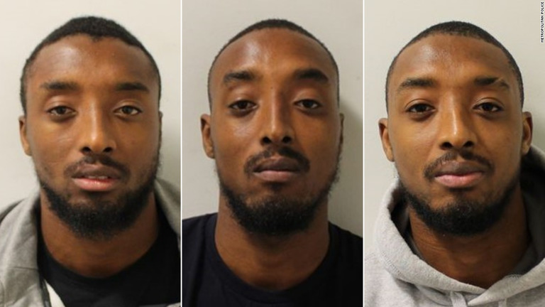 三つ子のガブリエル兄弟に禁錮刑が言い渡された/Metropolitan Police