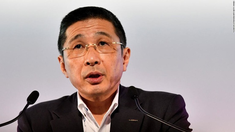 日産の西川社長が辞任を発表/Toshifumi Kitamura/AFP/Getty Images