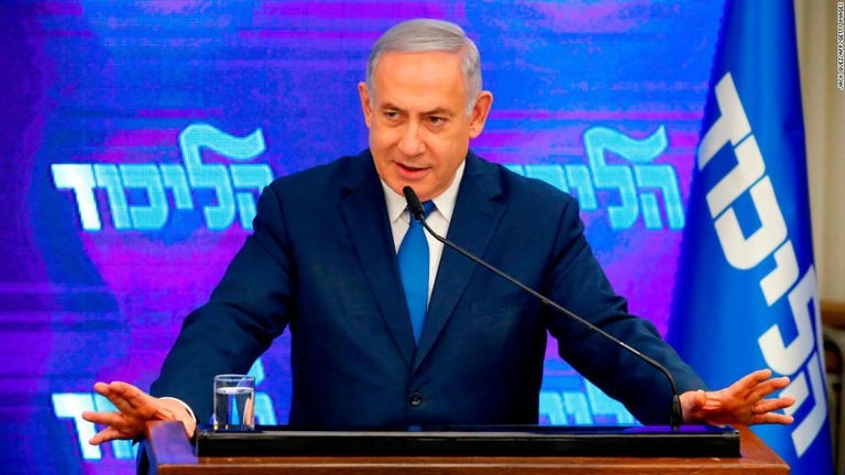 イスラエルのネタニヤフ首相/JACK GUEZ/AFP/Getty Images