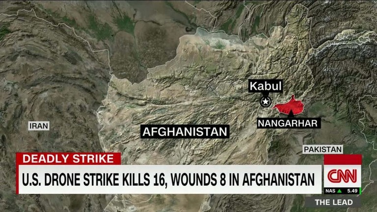 アフガニスタン東部ナンガハル州知事の報道官は米軍のドローン攻撃で民間人１６人が死亡と発表/CNN