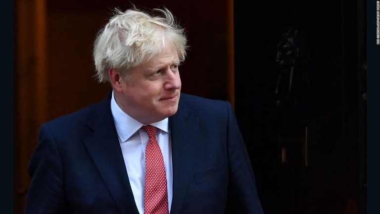 ジョンソン英首相/BEN STANSALL/AFP/Getty Images