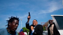 議事堂前で上院議員が発砲、カメラマンが撃たれ負傷　ハイチ