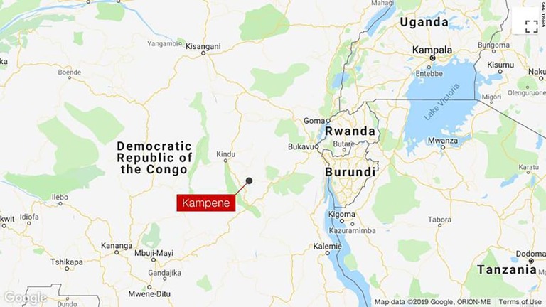 コンゴ中部の金鉱山で落盤事故が発生し、２２人が死亡した/Google Maps