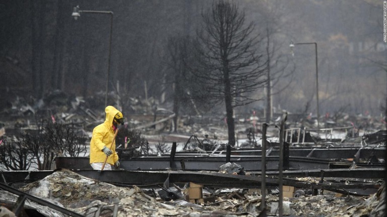 昨年の山火事では多数の死傷者が出ていた/Justin Sullivan/Getty Images