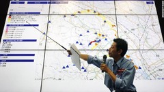 埼玉県の河川に対する影響を説明する当局者