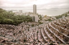 墓地がどのようにして山の地形に成形されたのかに興味があるという