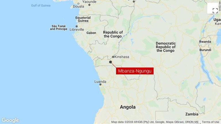 コンゴでバスの事故があり、少なくとも３１人が死亡した/Google Maps