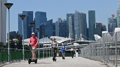 電動キックスケーター、シンガポールも歩道走行を禁止