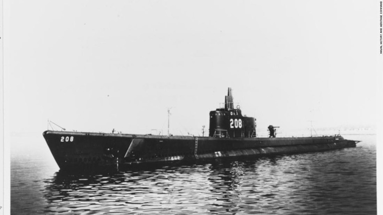 ７５年前に消息を絶った米海軍の潜水艦が、沖縄県沖の海底で見つかっていたことがわかった/Naval History and Heritage Command