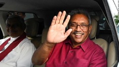 スリランカ大統領選、ラジャパクサ氏が勝利　テロ以降初の選挙戦制す