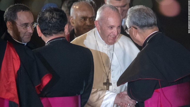 ローマ教皇が４日間の日程で日本を訪問している/Carl Court/Getty Images AsiaPac/Getty Images