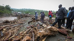 豪雨で土砂崩れ、２９人死亡　ケニア北西部