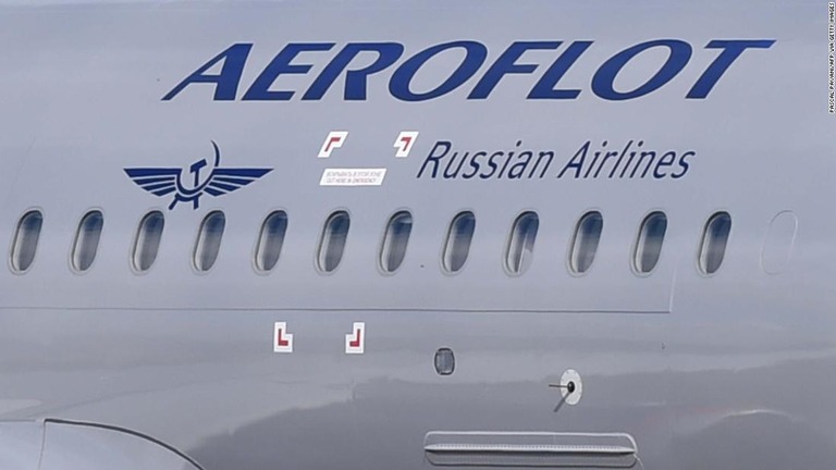 ロシア航空最大手アエロフロートの旅客機が、副操縦士の急病で緊急着陸した/PASCAL PAVANI/AFP via Getty Images