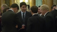 ＮＡＴＯ首脳、トランプ氏を笑い草に　トランプ氏「カナダ首相は二枚舌」