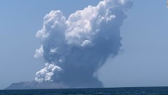 ＮＺ沖の火山噴火、５人の死亡確認　不明者８人も絶望的