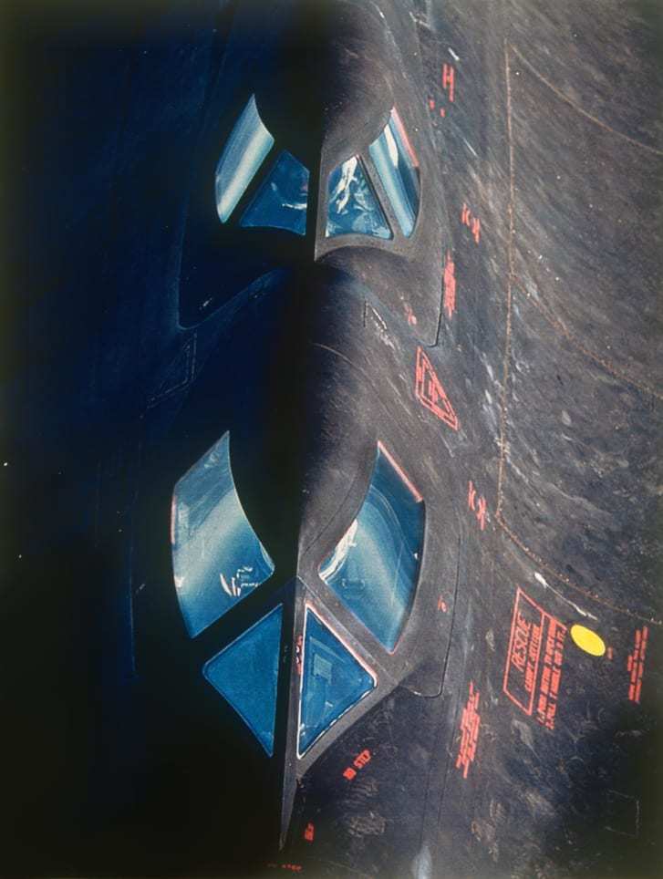 SR―71の2つ並んだコックピット/Credit: Space Frontiers/Archive Photos/Getty Images