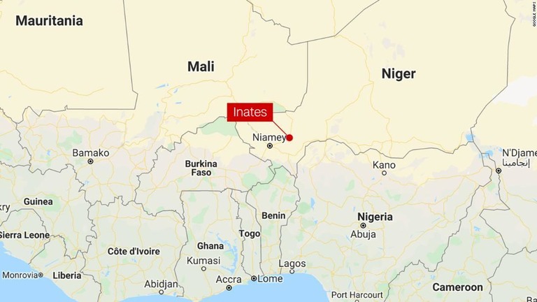 ニジェールのアンアットにある軍の拠点が襲撃され、７１人が死亡した/Google Maps
