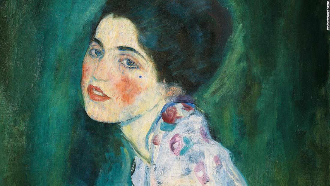２３年ぶりに見つかった女性の肖像画。クリムトの作品である可能性がある
