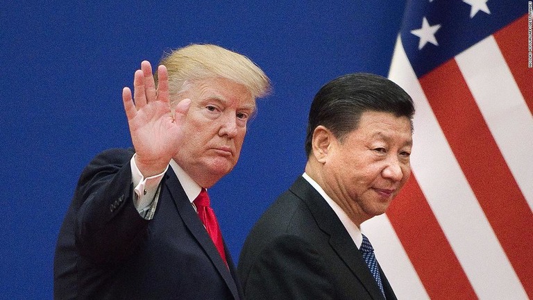 米中商協議で「第１段階」の合意に達した/Nicolas Asfouri/AFP/Getty Images