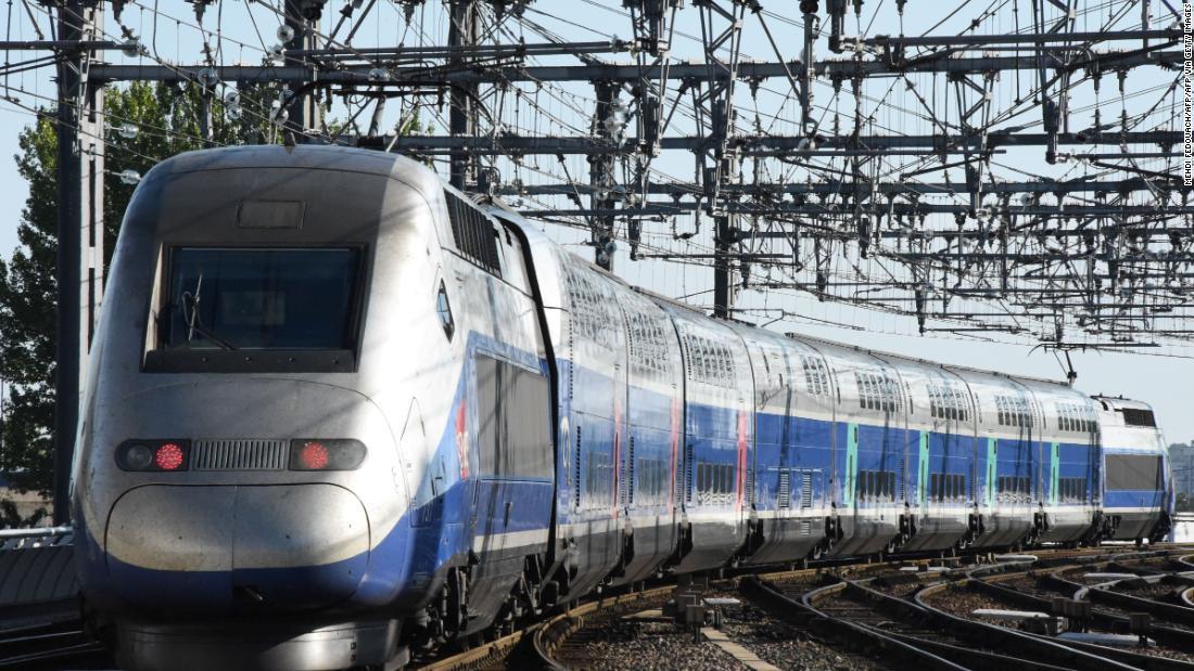 フランスの高速鉄道「TGV」/MEHDI FEDOUACH/AFP/AFP via Getty Images