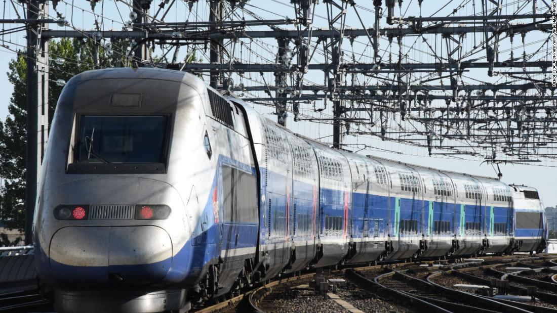 フランスの高速鉄道「ＴＧＶ」/MEHDI FEDOUACH/AFP/AFP via Getty Images