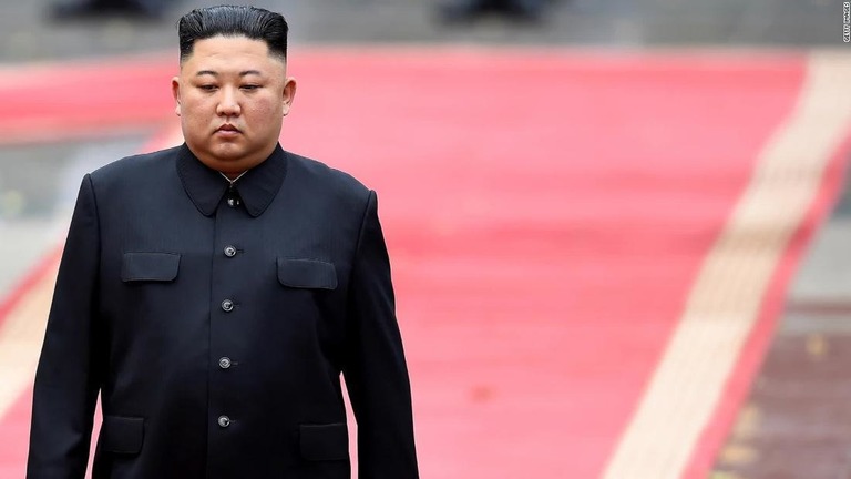 北朝鮮の金正恩朝鮮労働党委員長。米国に対して、敵対政策が続くなら朝鮮半島の非核化は「永遠にない」と警告した/Getty Images