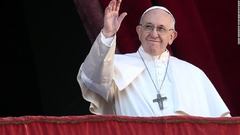 ローマ教皇が謝罪、女性の手をたたく　女性に対する暴力への非難も
